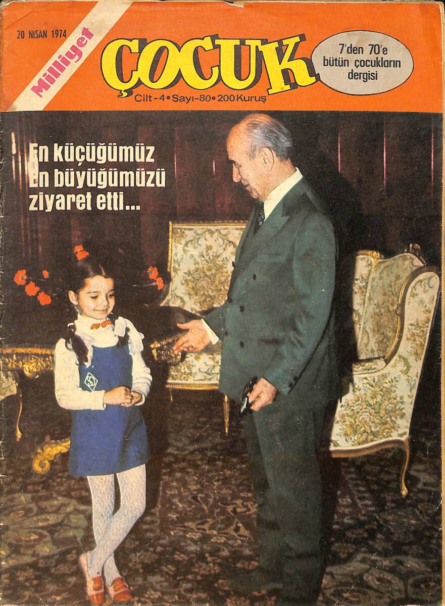 Milliyet Çocuk 20 Nisan 1974 Sayı: 80 - Red Kit NDR97323 - 1