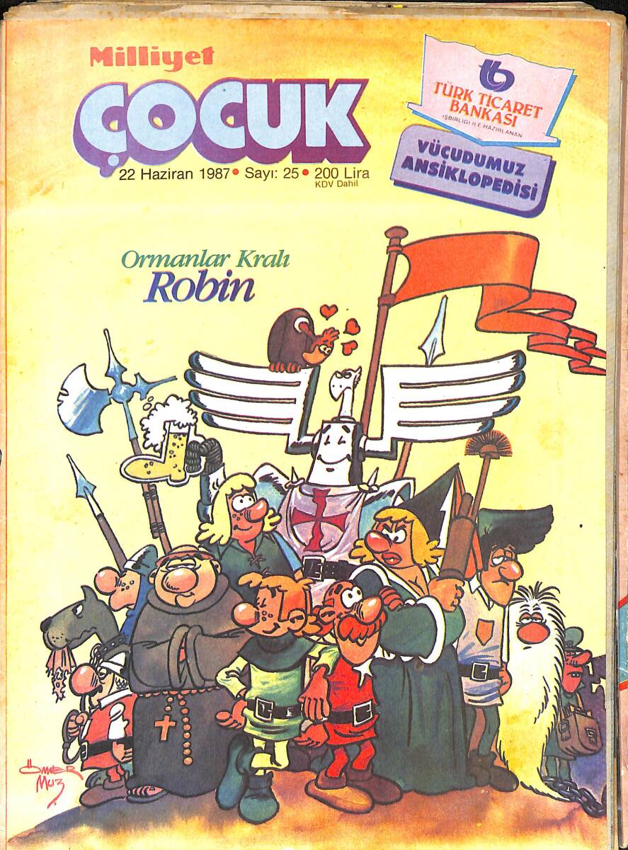 Milliyet Çocuk 22 Haziran 1987 Sayı: 25 NDR98078 - 1