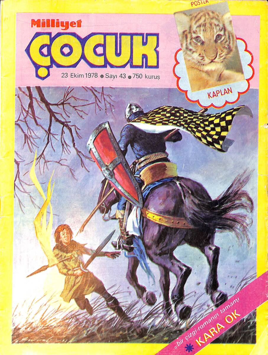 Milliyet Çocuk 23 Ekim 1978 Sayı: 43 - Uzay Çocukları - Çizgi Roman Mevcut Değildir. NDR97376 - 1