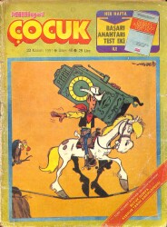 Milliyet Çocuk 23 Kasım 1981 Sayı: 48 - Red Kit - Yıldırım Teğmen - Tarzan - DR. Cüneyt Arkın NDR97362 - Gökçekoleksiyon
