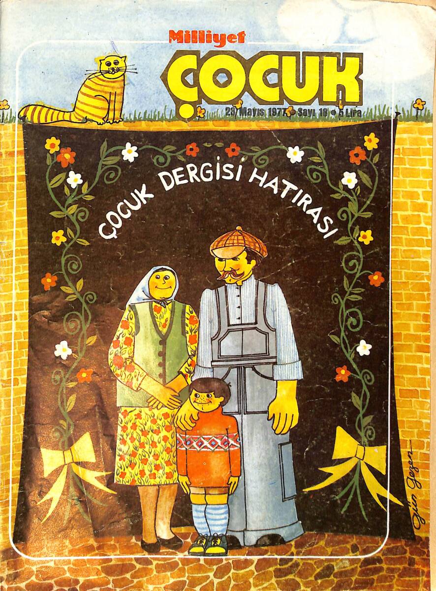 Milliyet Çocuk 23 Mayıs 1977 Sayı: 18 - Uzay Çocukları - Pembe Panter - Zühtü Bayar - Can Akbel - Moby Dick NDR98067 - 1