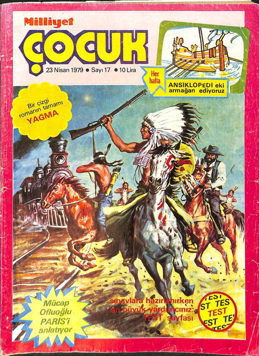 Milliyet Çocuk 23 Nisan 1979 Sayı: 17 - Uzay Çocukları - Çizgi Roman Mevcut Değildir NDR97329 - 1