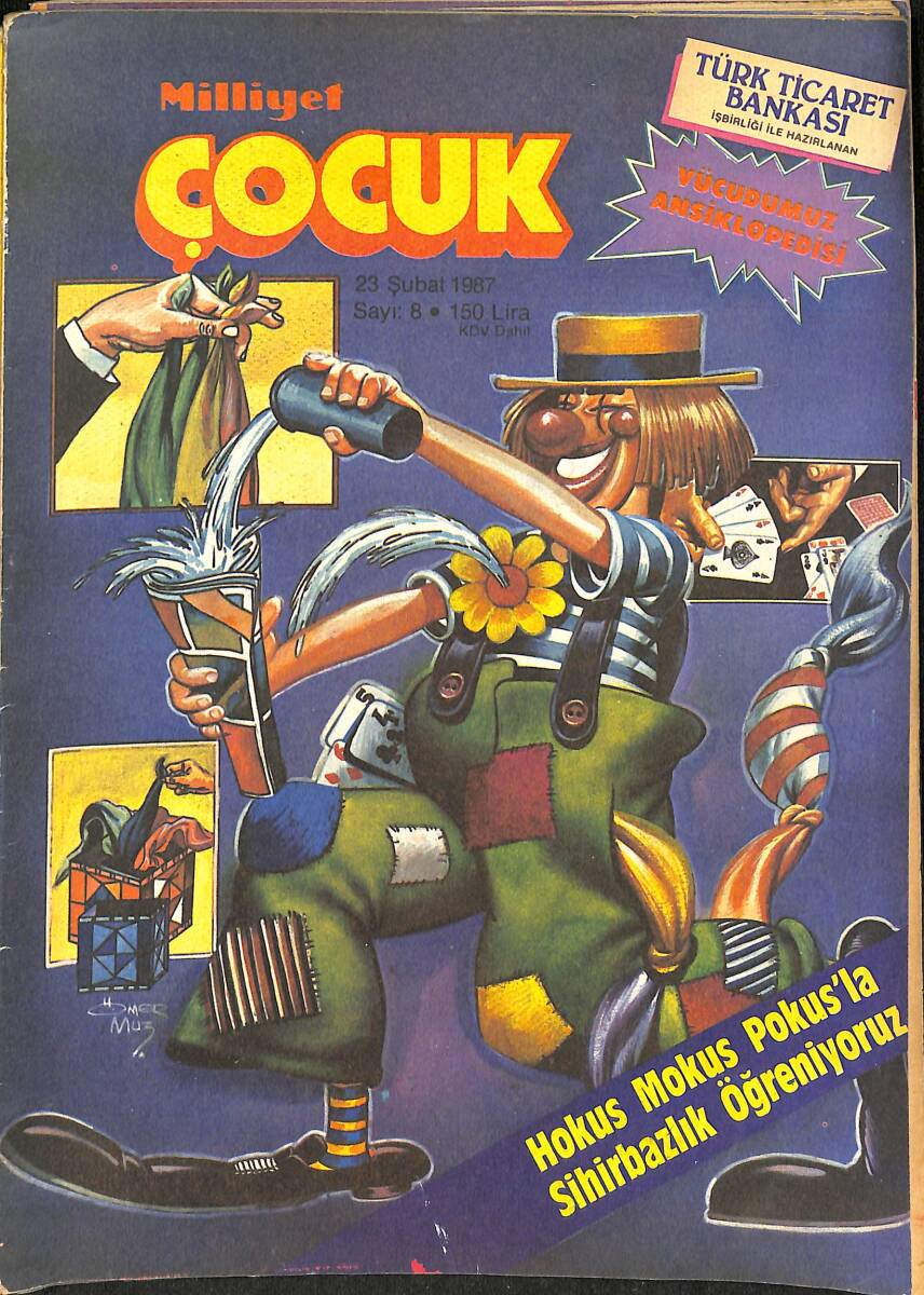 Milliyet Çocuk 23 Şubat 1987 Sayı: 8 NDR98136 - 1