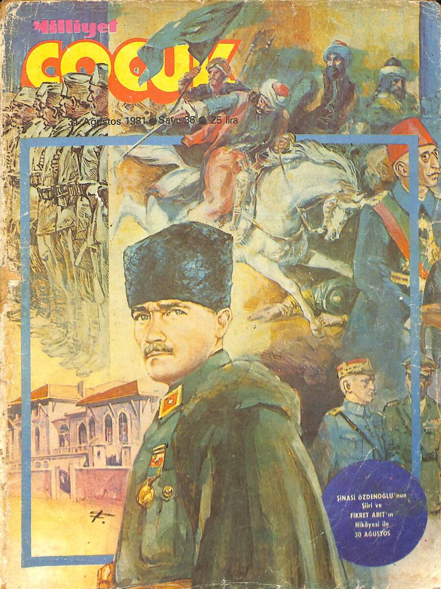 Milliyet Çocuk 24 Ağustos 1981 Sayı: 35 - Tarzan - Yeni Gazete - Yıldırım Teğmen NDR97320 - 1