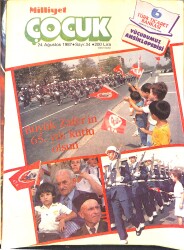 Milliyet Çocuk 24 Ağustos 1987 Sayı: 34 - Ten Ten 