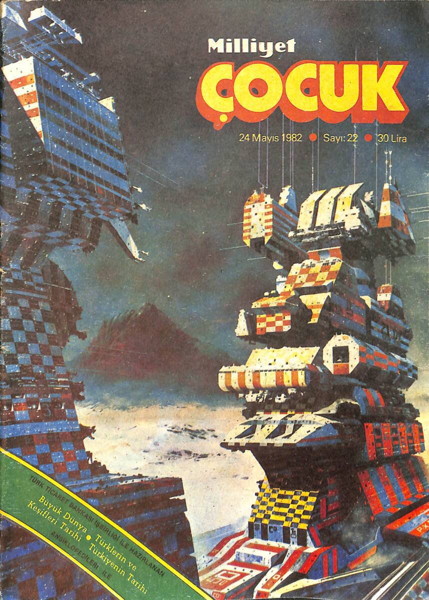 Milliyet Çocuk 24 Mayıs 1982 Sayı: 22 - Red Kit - Tarzan - Demir Yumruklu Adam NDR97436 - 1