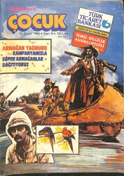 Milliyet Çocuk 24 Şubat 1986 Sayı: 8 - Red Kit - Kaptan Cousteau - Dünya Kupasına Doğru 