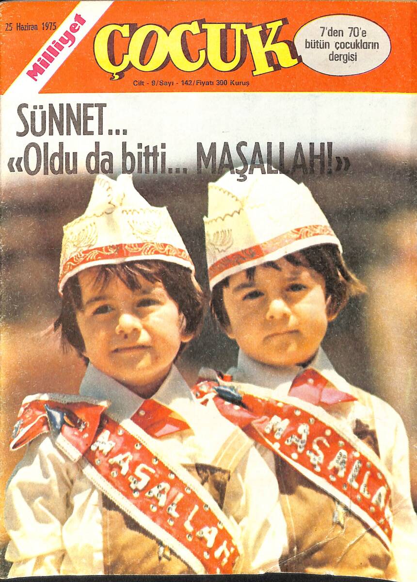 Milliyet Çocuk 25 Haziran 1975 Sayı: 142 - Şampiyon - Kaptan Erik - Örümcek Adam - Red Kit - Pembe Panter NDR98055 - 1