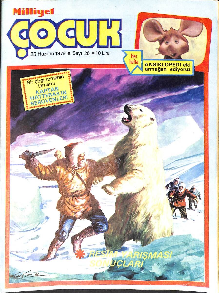 Milliyet Çocuk 25 Haziran 1979 Sayı: 26 - Uzay Çocukları - Pembe Panter - Çizgi Roman Mevcut Değildir - Mayalar NDR98151 - 1