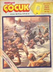 Milliyet Çocuk 26 Ekim 1981 Sayı: 44 - Ecel Yarışçıları - Tarzan - Yıldırım Teğmen - Demir Yumruklu Adam - Müjde Ar - Cüneyt Arkın NDR97354 - Gökçekoleksiyon