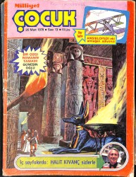 Milliyet Çocuk 26 Mart 1979 Sayı: 13 - Uzay Çocukları - Larry Yuma - Çizgi Roman 