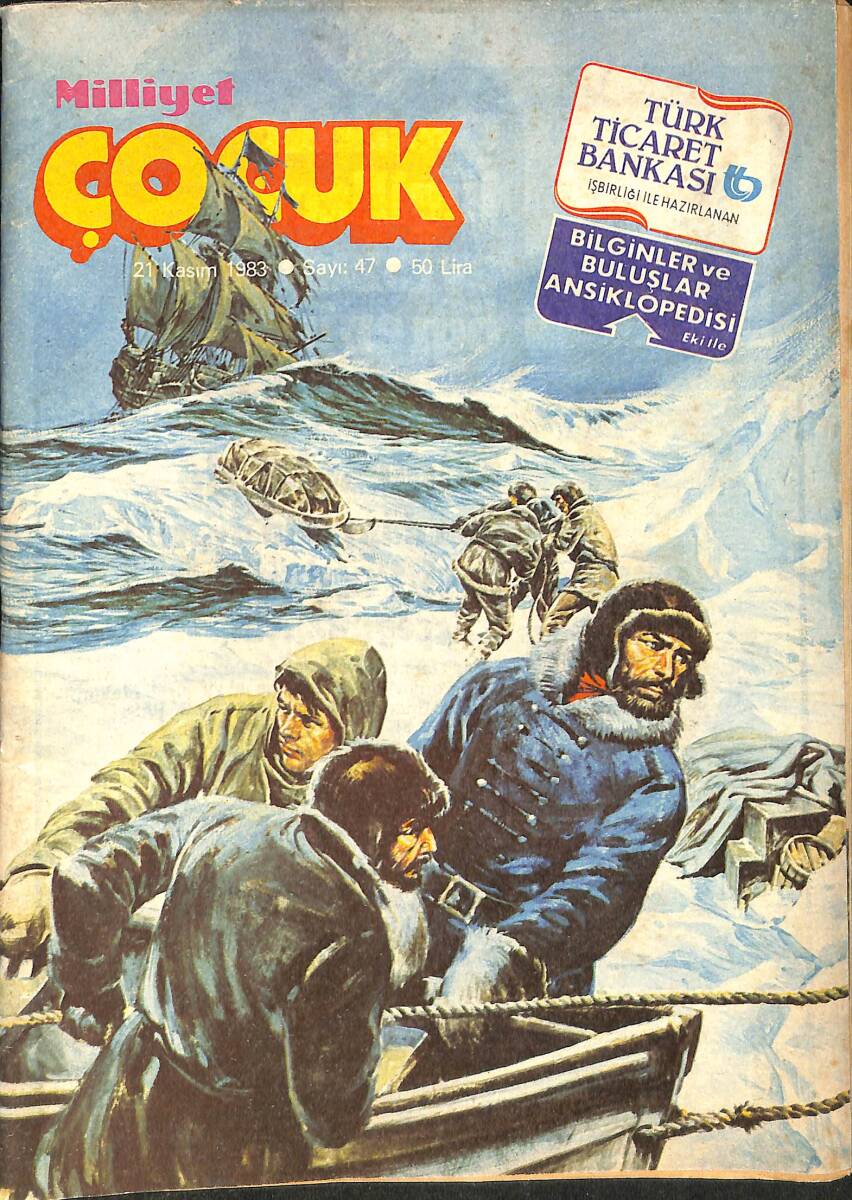 Milliyet Çocuk 28 Kasım 1983 Sayı: 48 - Siyah Kısrak - Red Kit NDR97356 - 1