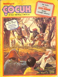 Milliyet Çocuk 28 Nisan 1980 Sayı: 17 - Uzay Çocukları - Çizgi Roman Mevcut Değildir. - Superman Marka Balonlu Çiklet Reklamı NDR97394 - Gökçekoleksiyon
