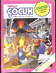 Milliyet Çocuk 29 Mayıs 1978 Sayı: 22 - Uzay Çocukları - Pembe Panter - Çizgi Roman 