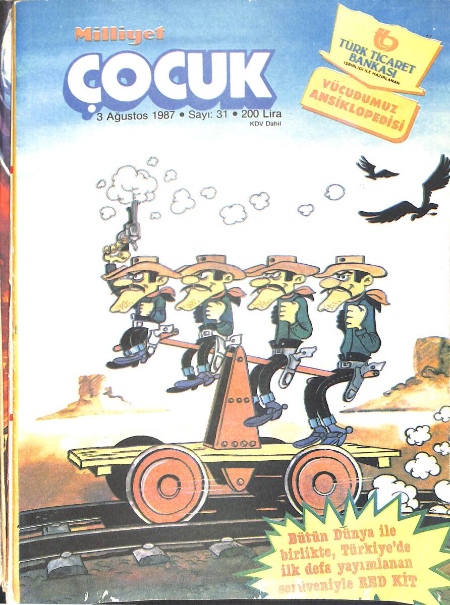Milliyet Çocuk 3 Ağustos 1987 Sayı: 31 - Ten Ten 