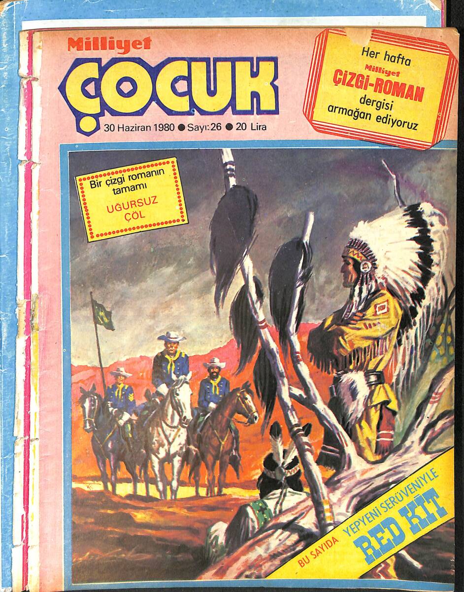 Milliyet Çocuk 30 Haziran 1980 Sayı: 26 - Uzay Çocukları - Roma İmparatoru Nerva 