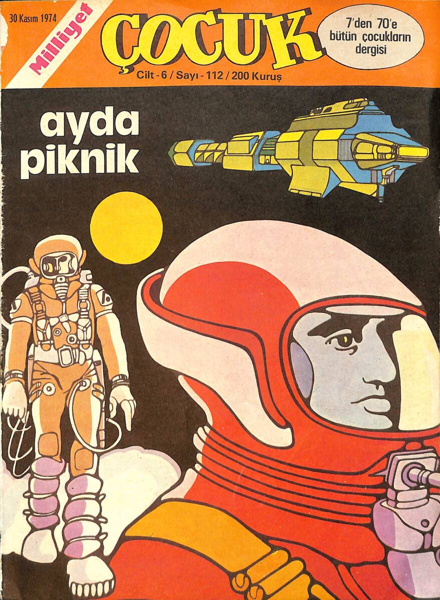 Milliyet Çocuk 30 Kasım 1974 Sayı: 112 - Fenerbahçeli İmzalı Oyuncu Posteri - Örümcek Adam - Perili Motel'in Esrarı - Pembe Panter NDR97399 - 1