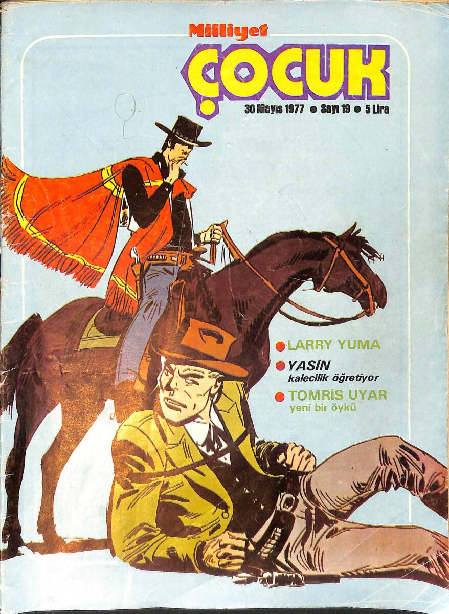 Milliyet Çocuk 30 Mayıs 1977 Sayı: 19 - Uzay Çocukları - Pembe Panter - Nükhet Duru - Moby Dick NDR98066 - 1