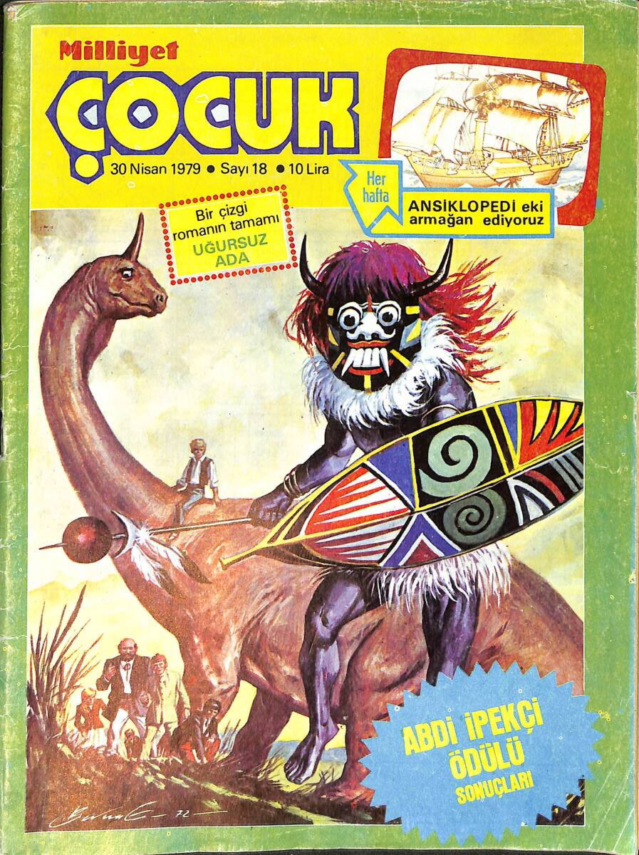 Milliyet Çocuk 30 Nisan 1979 Sayı: 18 - Uzay Çocukları - Çizgi Roman 