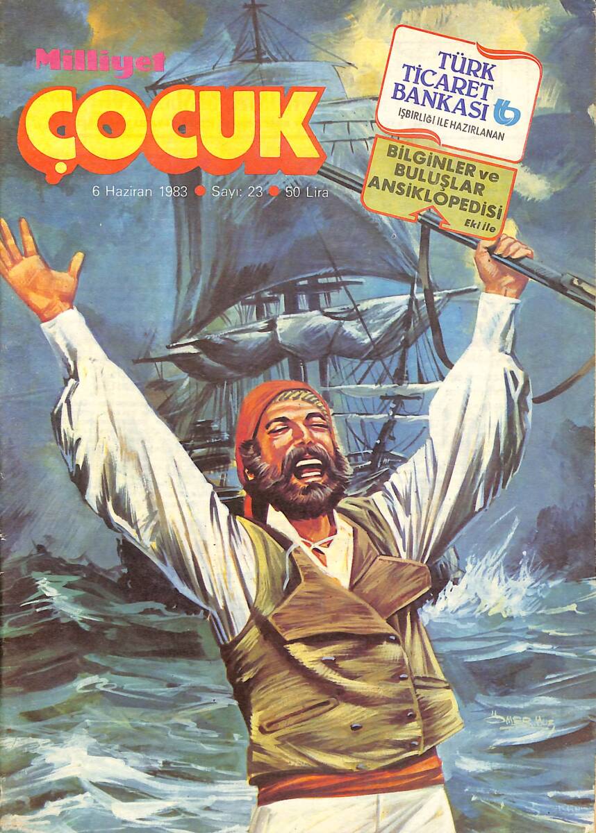 Milliyet Çocuk 6 Haziran 1983 Sayı: 23 - Red Kit Papatya Kasabası 5 NDR98382 - 1