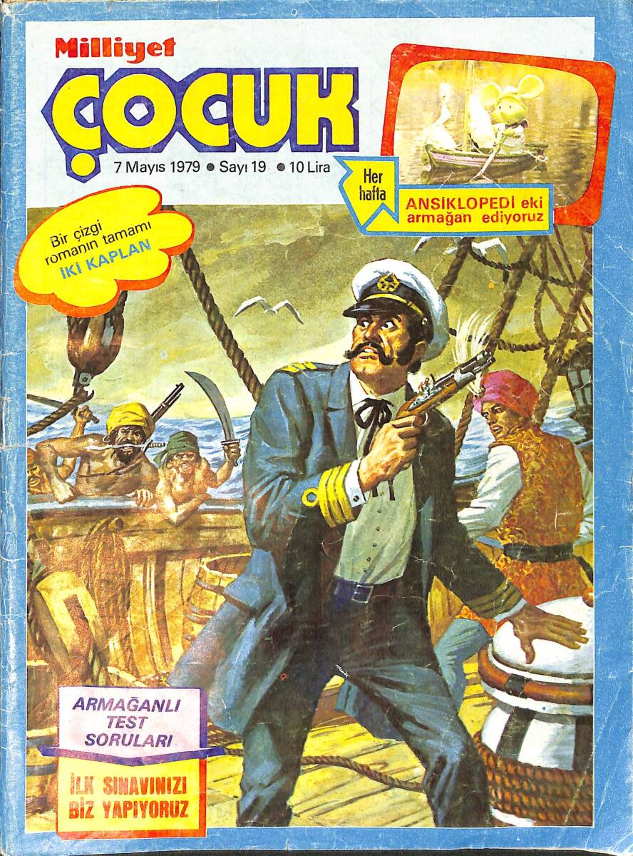 Milliyet Çocuk 7 Mayıs 1979 Sayı: 19 - Uzay Çocukları - Çizgi Roman 