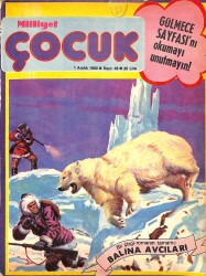 Milliyet Çocuk Dergisi 1 Aralık 1980 Sayı 48 - Uzay Çocukları - Pembe Tavşan - Balina Avcıları NDR96757 - Gökçekoleksiyon