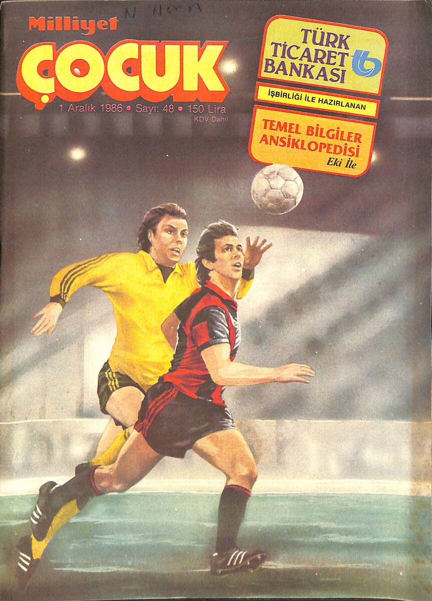 Milliyet Çocuk Dergisi 1 Aralık 1986 Sayı: 48 - Red Kit 