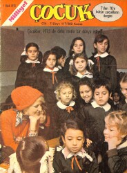 Milliyet Çocuk Dergisi 1 Ocak 1975 Sayı: 117 - Red Kit - Tommy Banco - Örümcek Adam - Kaygısızlar - Pembe Panter - Gökben NDR97094 - Gökçekoleksiyon