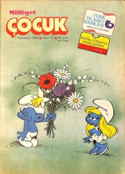 Milliyet Çocuk Dergisi 1 Temmuz 1985 Sayı: 27 - Red Kit - Siyah Kısrak - Şirinler - Dalton Kardeşler NDR96040 - Gökçekoleksiyon