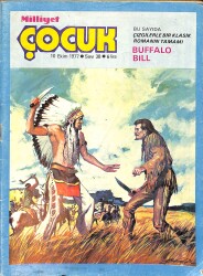 Milliyet Çocuk Dergisi 10 Ekim 1977 Sayı:38- Totoş, Buffalo Bill (Orta Sayfada) NDRT97217 - Gökçekoleksiyon