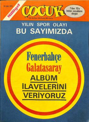 MİLLİYET ÇOCUK DERGİSİ 10 Eylül 1975 Sayı153 Maskeli Adam, Şampiyon, Pembe Panter NDR72642 - 1