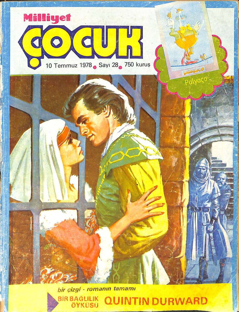 Milliyet Çocuk Dergisi 10 Temmuz 1978 Sayı: 28 - Uzay Çocukları - Pembe Panter - Temel Reis - Bıdık Ali NDR97130 - 1
