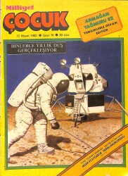 Milliyet Çocuk Dergisi 12 Nisan 1982 Sayı: 16 - Red Kit - Tarzan 
