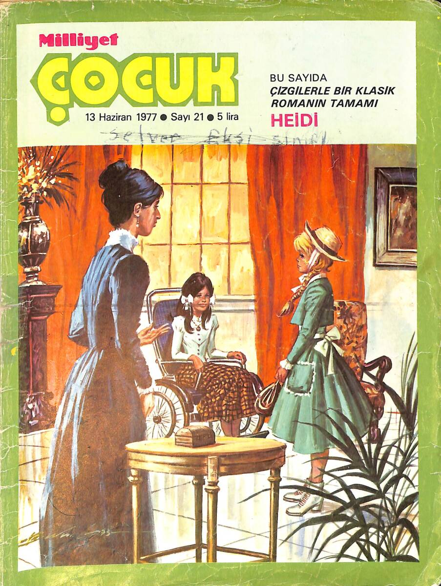 Milliyet Çocuk Dergisi 13 Haziran 1977 Sayı: 21 - Uzay Çocukları - Asu Maralman - Pembe Panter NDR97174 - 1