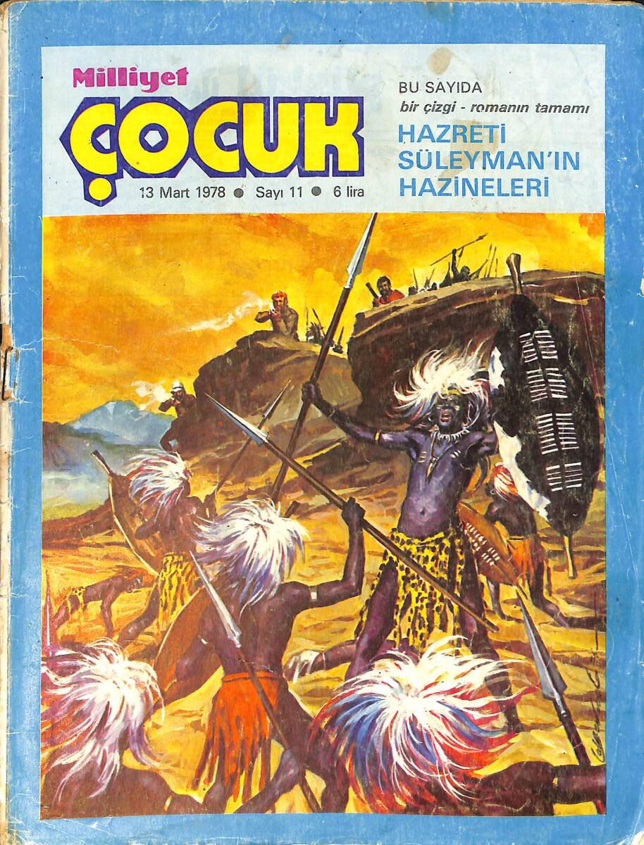 Milliyet Çocuk Dergisi 13 Mart 1978 Sayı: 11 - Uzay Çocukları - Pembe Panter - Melissa Sue Anderson - Uyanık Korsan - Çizgi Roman Mevcut Değildir NDR97089 - 1