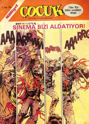 MİLLİYET ÇOCUK DERGİSİ 14 Ocak 1976 Sayı171 RED KİT, Tatlı Cadı, Kaygısızlar, TENTEN NDR72666 - 1