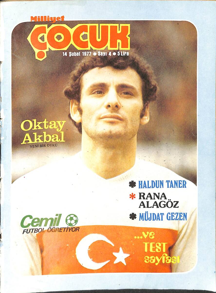 Milliyet Çocuk Dergisi 14 Şubat 1977 Sayı: 4 - Kapak: Cemil - Uzay Çocukları - Pembe Panter - Rana Alagöz - Red Kit NDR97181 - 1