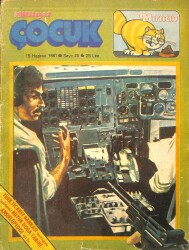 Milliyet Çocuk Dergisi 15 Haziran 1981 Sayı: 25 - Tarzan - Bir Uçak Kaçırıldı - Uzaylı Robensonlar - Yeni Gazete - Doktor Cüneyt Arkın NDR97106 - Gökçekoleksiyon