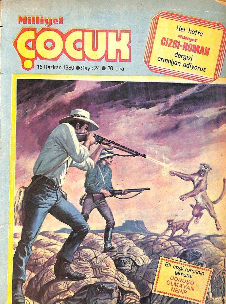 Milliyet Çocuk Dergisi 16 Haziran 1980 Sayı: 24 - Temel Reis - Uzay Çocukları - Montreal'de Neler Oldu Neler - Yeni Superman Balonlu Çiklet Reklamı NDR97100 - 1
