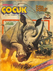 Milliyet Çocuk Dergisi 16 Mart 1981 Sayı:12 - Red Kit Hain Posta Arabası - Pembe Panter - Karakan 