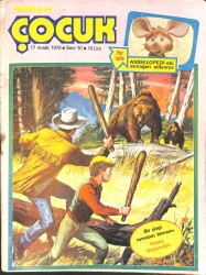 Milliyet Çocuk Dergisi 17 Aralık 1979 Sayı: 51 - Temel Reis - Totoş - Emilo Salgari 