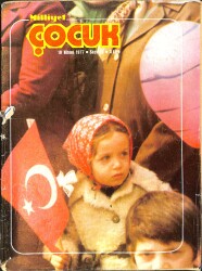 Milliyet Çocuk Dergisi 18 Nisan 1977 Sayı: 13 - Uzay Çocukları - Türkan Şoray - Pembe Panter - Larry Yuma NDR97171 - Gökçekoleksiyon