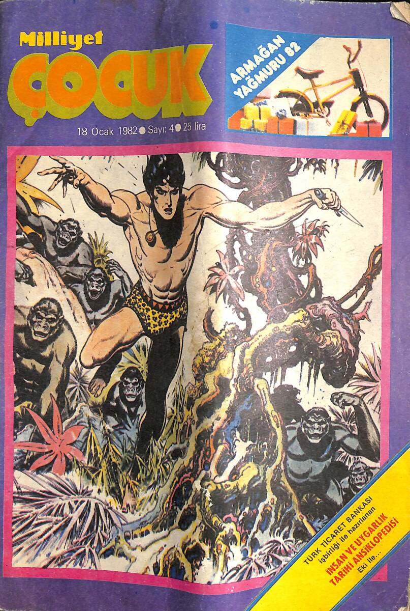 Milliyet Çocuk Dergisi 18 Ocak 1982 Sayı : 4 NDR89142 - 1