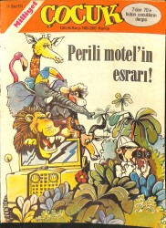 Milliyet Çocuk Dergisi 19 Ekim 1974 Sayı: 106 - Tommy Banco - Perili Motel'in Esrar - Kaygısızlar - Pembe Panter - Gizli Örgüt NDR97144 - Gökçekoleksiyon