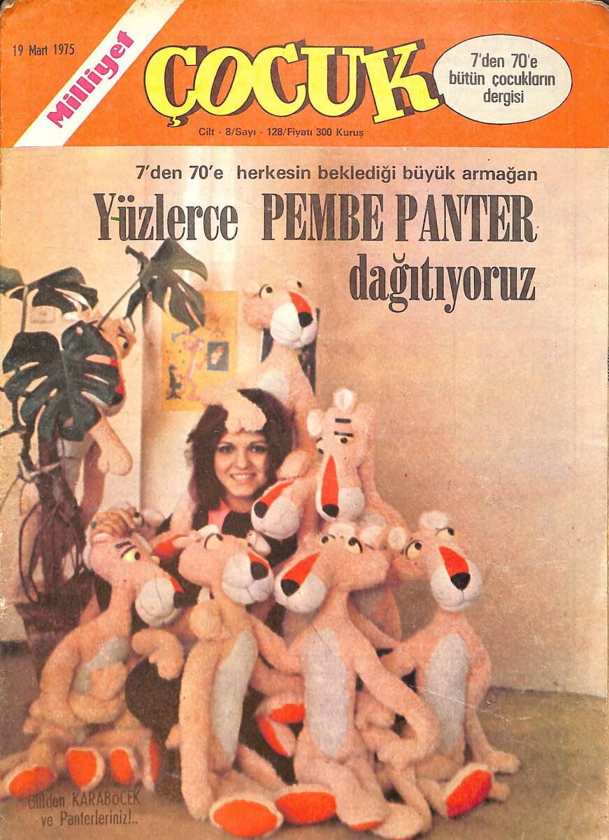 Milliyet Çocuk Dergisi 19 Mart 1975 Sayı:128 - Zehir Hafiye, Örümcek Adam, Red Kit NDR97285 - 1