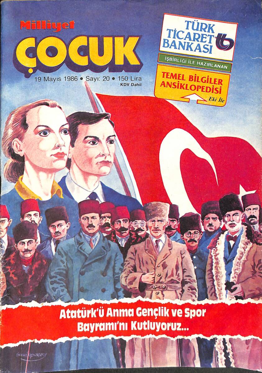 Milliyet Çocuk Dergisi 19 Mayıs 1986 Sayı: 20 - Şimşek Santrafor - Red Kit 