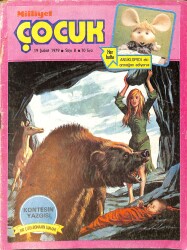 Milliyet Çocuk Dergisi 19 Şubat 1979 Sayı:8 - Kapak: Kontesin Yazgısı - Uzay Çocukları Korku Gezegeni - Red Kit Amcanın İntikamı - Temel Reis NDR95962 - Gökçekoleksiyon