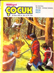 Milliyet Çocuk Dergisi 20 Mart 1978 Sayı: 12 - Uzay Çocukları - Pembe Panter - Walter Scott 