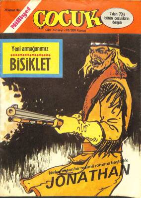 MİLLİYET ÇOCUK DERGİSİ 20 Temmuz 1974 Sayı93 RED KİT, Örümcek Adam, Zehir Hafiye, Pembe Panter NDR72683 - 1