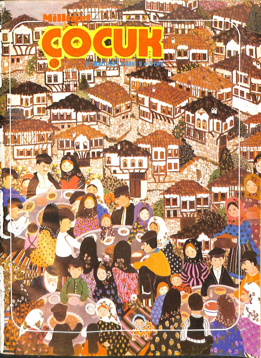 Milliyet Çocuk Dergisi 21 Mart 1977 Sayı: 9 - Uzay Çocukları - Gülten Dayıoğlu - Red Kit - Ahmet Özhan - Müjdat Gezen - Pembe Panter - Selçuk Alagöz NDR97061 - 1